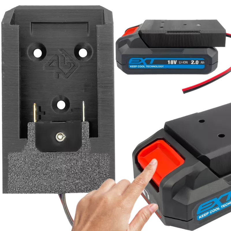 ADAPTER DO BATERII AKUMULATORA ERBAUER 18V 