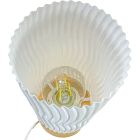 STYLOWA LAMPA NOCNA 27CM NOWOCZESNA BEŻOWA 