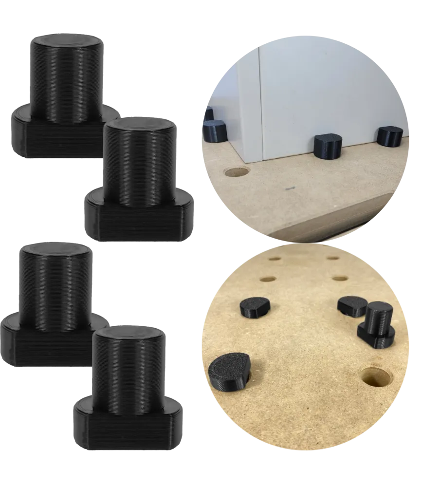 BENCHDOGS ZESTAW 4 ŚCISKÓW WYSOKOŚĆ 10MM DO STOŁÓW MFT 