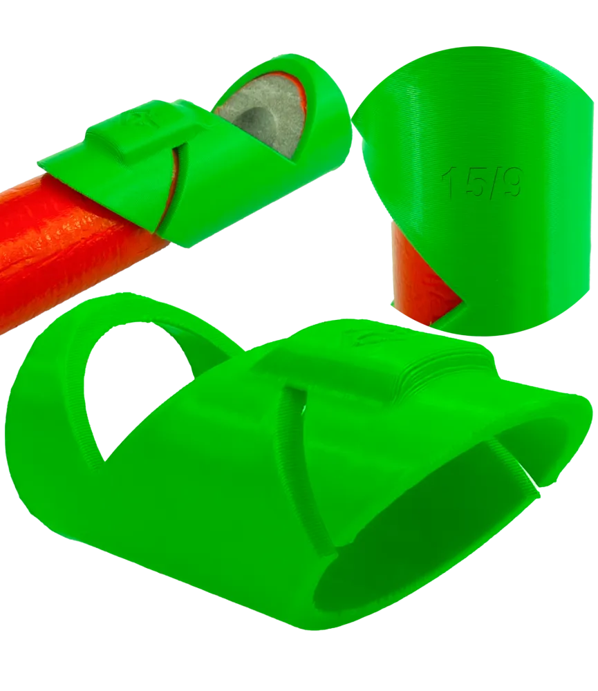 SZABLON DO DOCINANIA OTULINY IZOLACJI DLA RUR 15/9MM 
