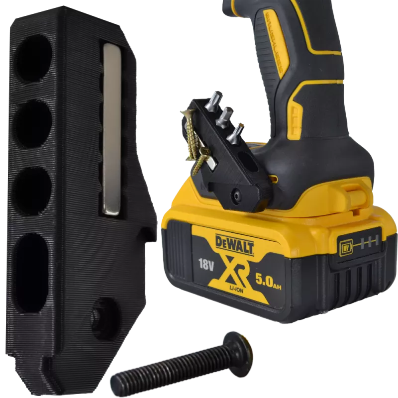MAGNETYCZNY UCHWYT NA BITY 45° DO NARZĘDZI DEWALT XR i FLEXVOLT + ŚRUBKA 