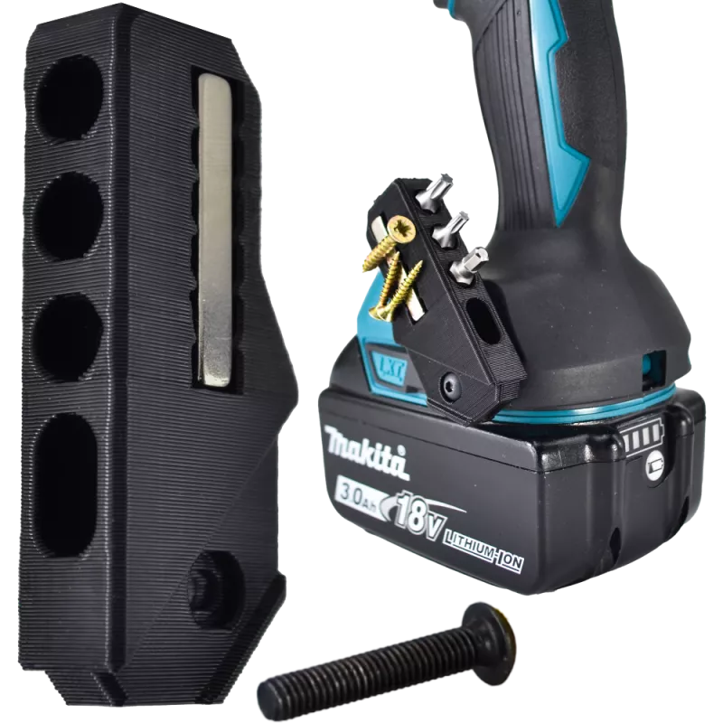 MAGNETYCZNY UCHWYT NA BITY 45° DO NARZĘDZI MAKITA 18V CXT LXT XGT + ŚRUBKA 