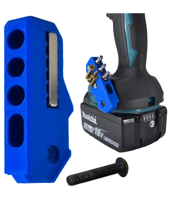 MAGNETYCZNY UCHWYT NA BITY 45° DO NARZĘDZI MAKITA 18V CXT LXT XGT + ŚRUBKA 