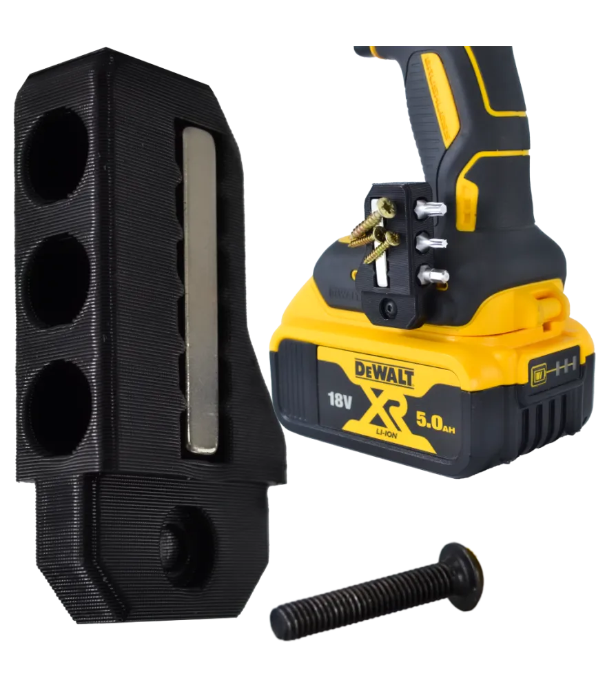 Magnetyczny Uchwyt Na Bity 90° Do Narzędzi DeWalt XR I FlexVolt + Śrubka - Czarny