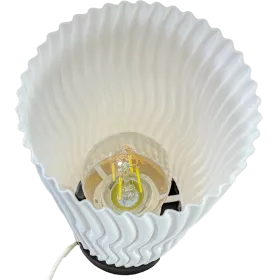 LAMPA BIURKOWA PRZEZROCZYSTA 27CM NOWOCZESNA CZARNA 