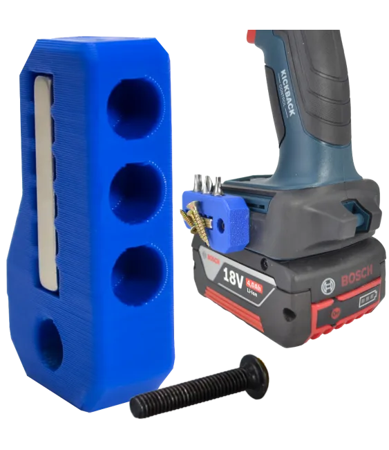 Magnetyczny Uchwyt Na Bity Do Narzędzi Bosch Procore I Professional + Śrubka - Niebieski Magnetyczny Uchwyt Na Bity Do Narzędzi Bosch Procore I Professional + Śrubka - Niebieski