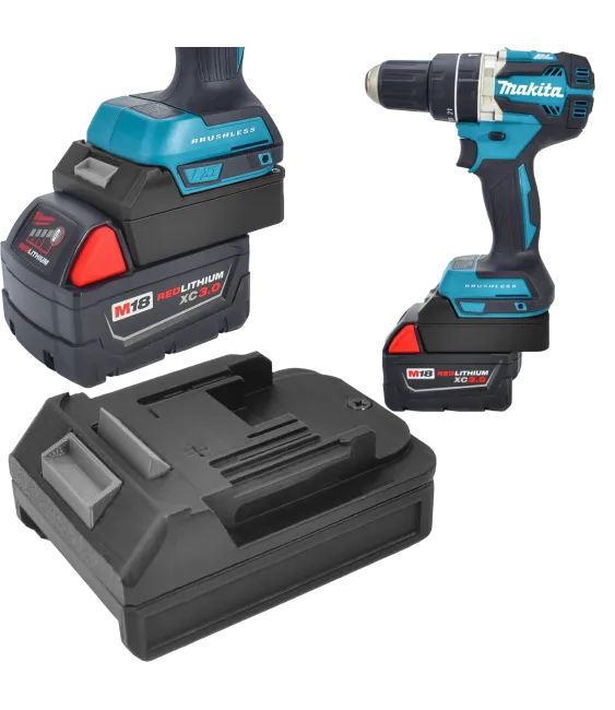 ADAPTER PRZEJŚCIÓWKA Z NARZĘDZIA MAKITA 18V NA BATERIE MILWAUKEE M18