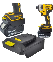 ADAPTER PRZEJŚCIÓWKA Z BATERI MAKITA 18V NA NARZĘDZIA DEWALT 18V XR 