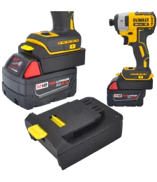 ADAPTER PRZEJŚCIÓWKA Z BATERI MILWAUKEE M18 NA NARZĘDZIA DEWALT 18V XR 