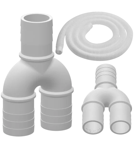TRÓJNIK DO WĘŻY INTEX BESTWAY ZŁĄCZKA ROZDZIELACZ WĘŻA RURY BASENOWEJ 32MM 