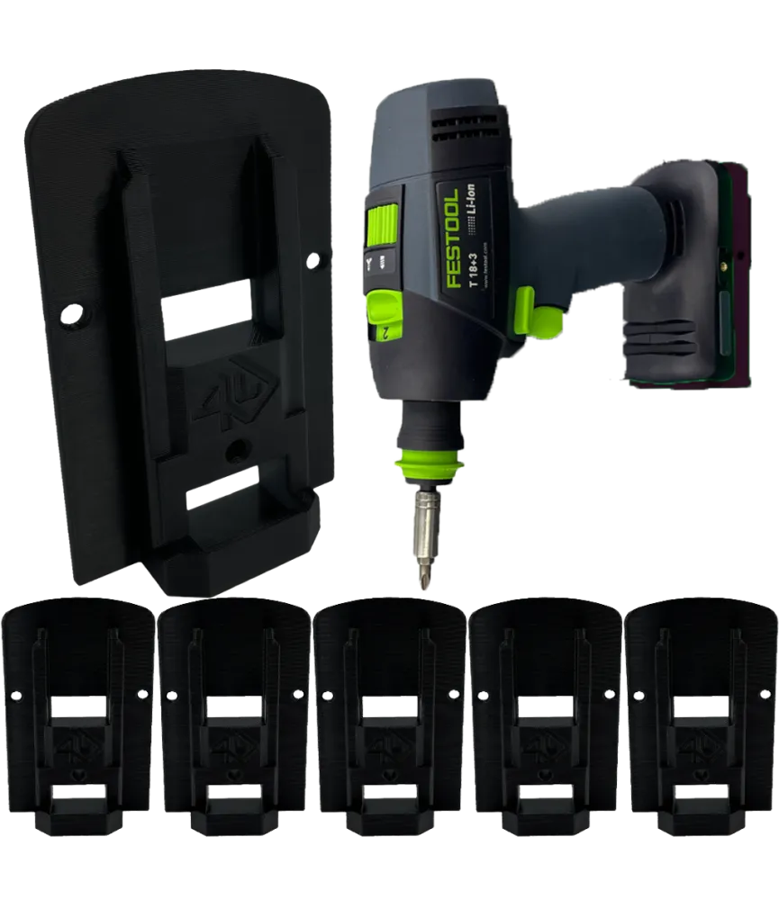 DRŽIAK ELEKTRICKÉHO NÁRADIA FESTOOL 18V SADA 6 KS - Czarny