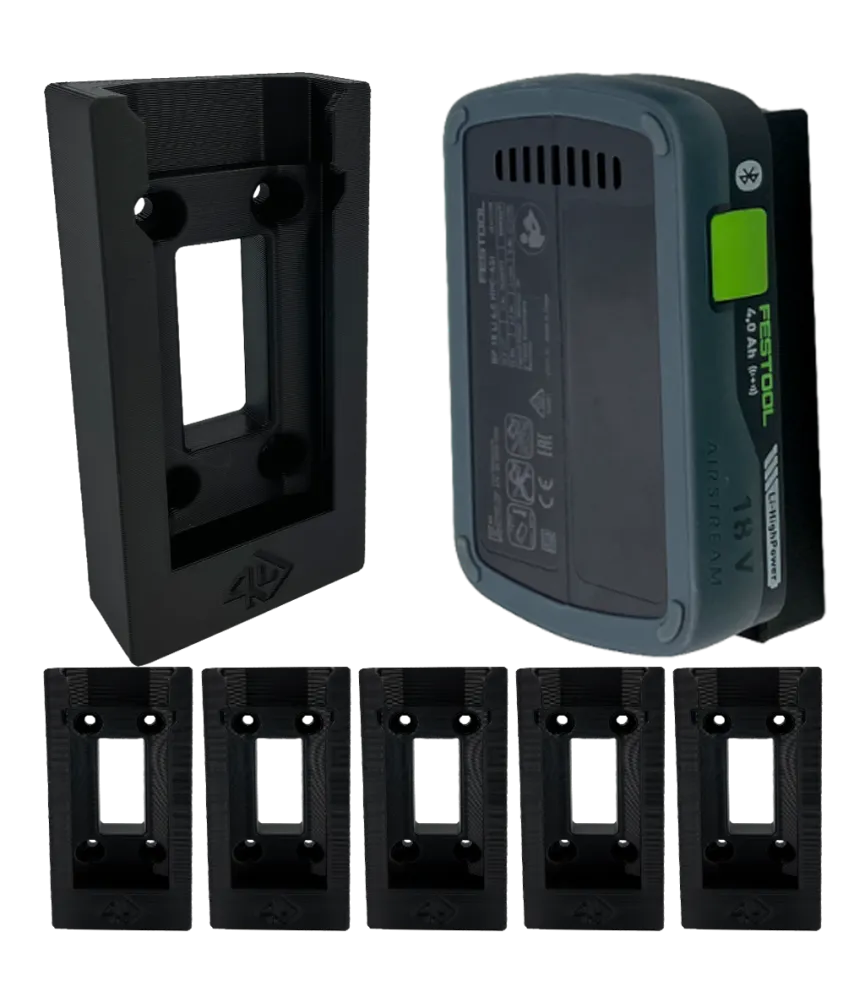 UCHWYT NA BATERIE AKUMULATOR FESTOOL 18V ZESTAW 6 SZT 