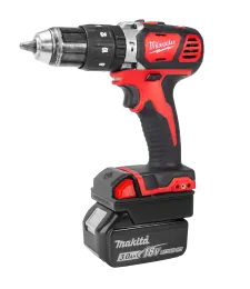 ADAPTER PRZEJŚCIÓWKA Z BATERI MAKITA 18V NA NARZĘDZIA MILWAUKEE 18V M18 