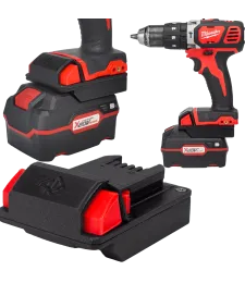 ADAPTER PRZEJŚCIÓWKA Z BATERII PARKSIDE X20V DO NARZĘDZIA MILWAUKEE 18V M18 