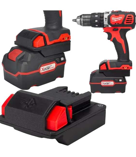ADAPTER PRZEJŚCIÓWKA Z BATERII PARKSIDE X20V DO NARZĘDZIA MILWAUKEE 18V M18 