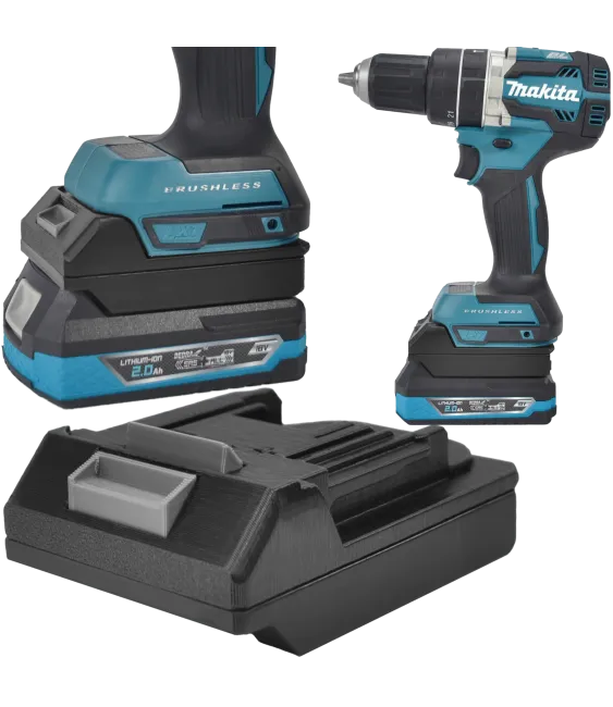 ADAPTER PRZEJŚCIÓWKA NARZĘDZIE MAKITA LXT 18V DO BATERII DEDRA SAS+ALL 18V