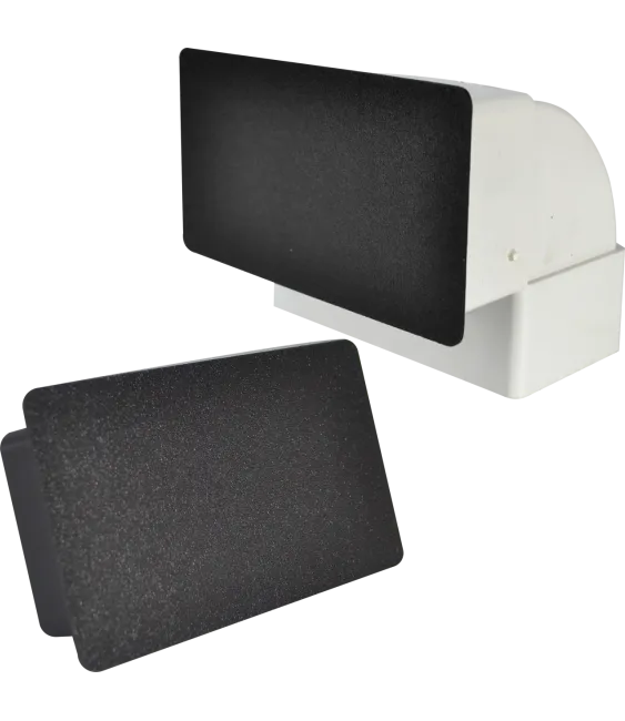 uzáver / koniec ventilačného kanála 110x55 čierny