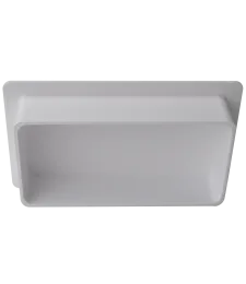 Kryt / koncovka pre ventilačné potrubie 110x55 BIELA