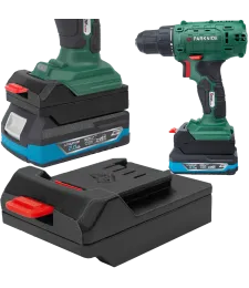 ADAPTER PRZEJŚCIÓWKA Z NARZĘDZIA PARKSIDE X20V DO BATERII DEDRA SAS+ALL 18V 