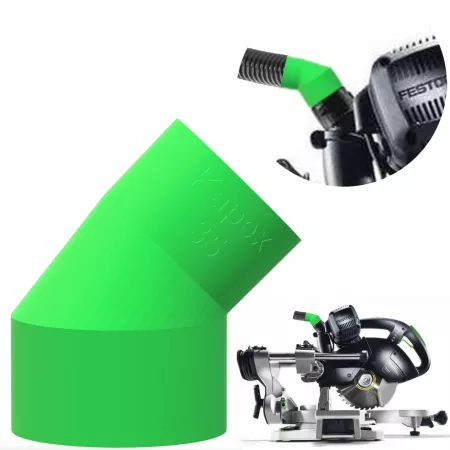 ADAPTER ODKURZACZA Ø 35MM DO PIŁY UKOŚNEJ FESTOOL KAPEX KS 60 E 45 STOPNI 
