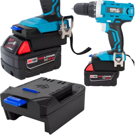 ADAPTER Z NARZĘDZIA DEDRA SAS+ALL 18V DO BATERII MILWAUKEE M18 18V 