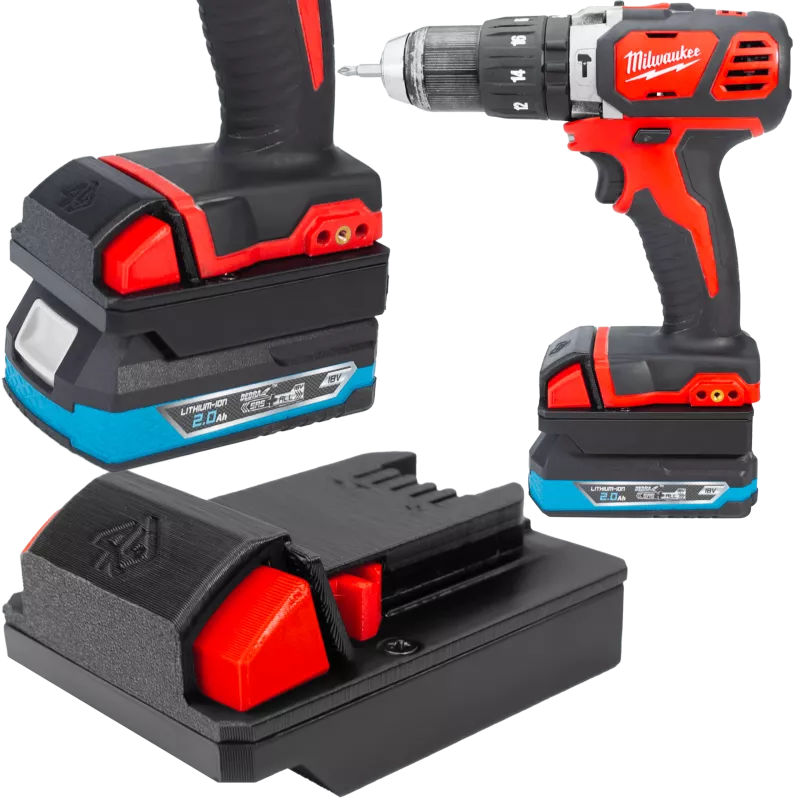 ADAPTER PRZEJŚCIÓWKA Z NARZĘDZIA MILWAUKEE M18 18V DO DEDRA SAS+ALL 18V 