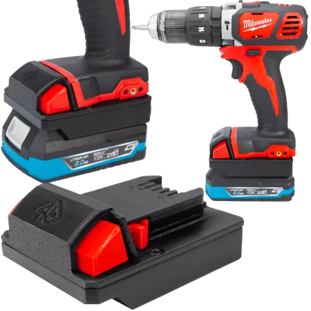 ADAPTER PRZEJŚCIÓWKA Z NARZĘDZIA MILWAUKEE M18 18V DO DEDRA SAS+ALL 18V 