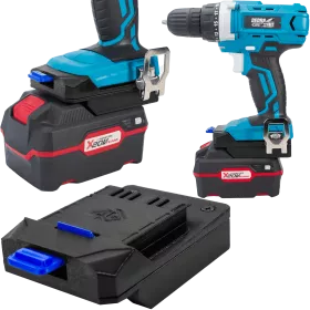 ADAPTER PRZEJŚCIÓWKA Z NARZĘDZIA DEDRA SAS+ALL 18V DO BATERII PARKSIDE X20V 