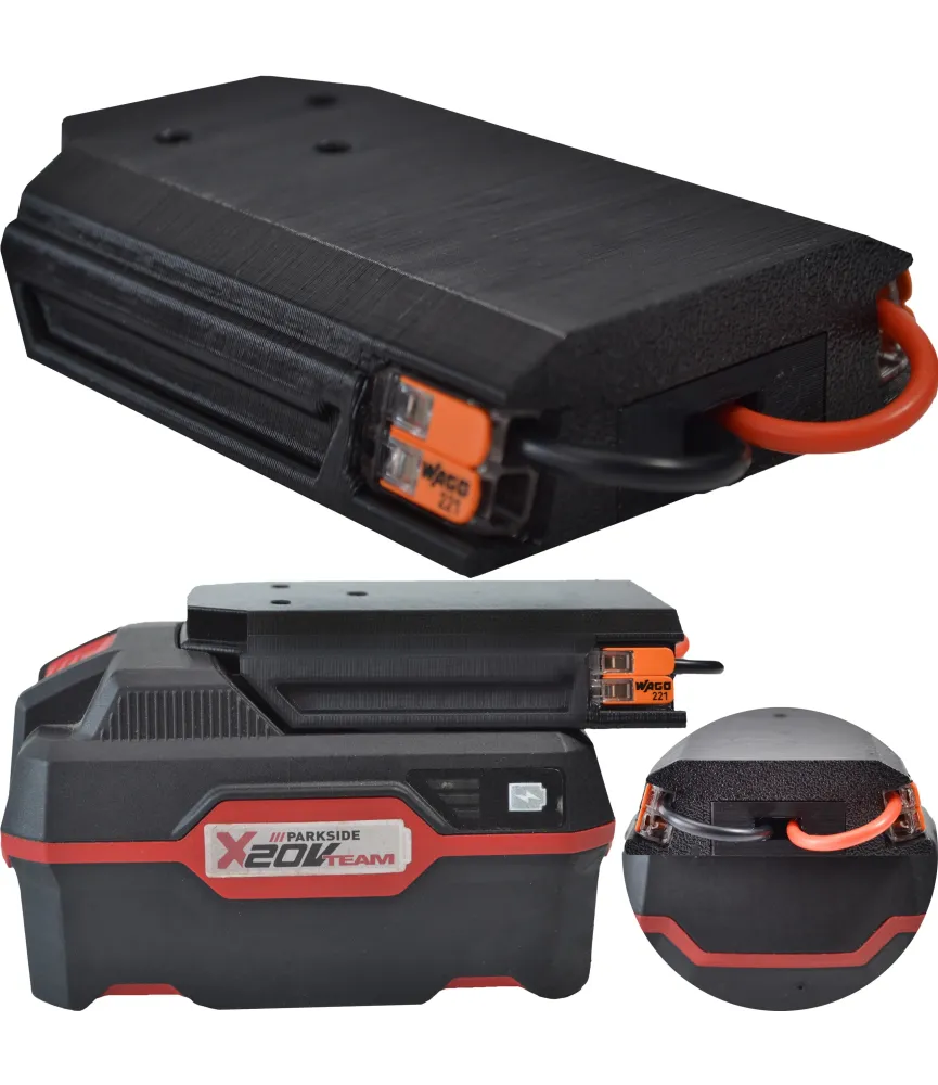 ADAPTER DO PARKSIDE X20 V20 WAGO DO BATERII AKUMULATORA 