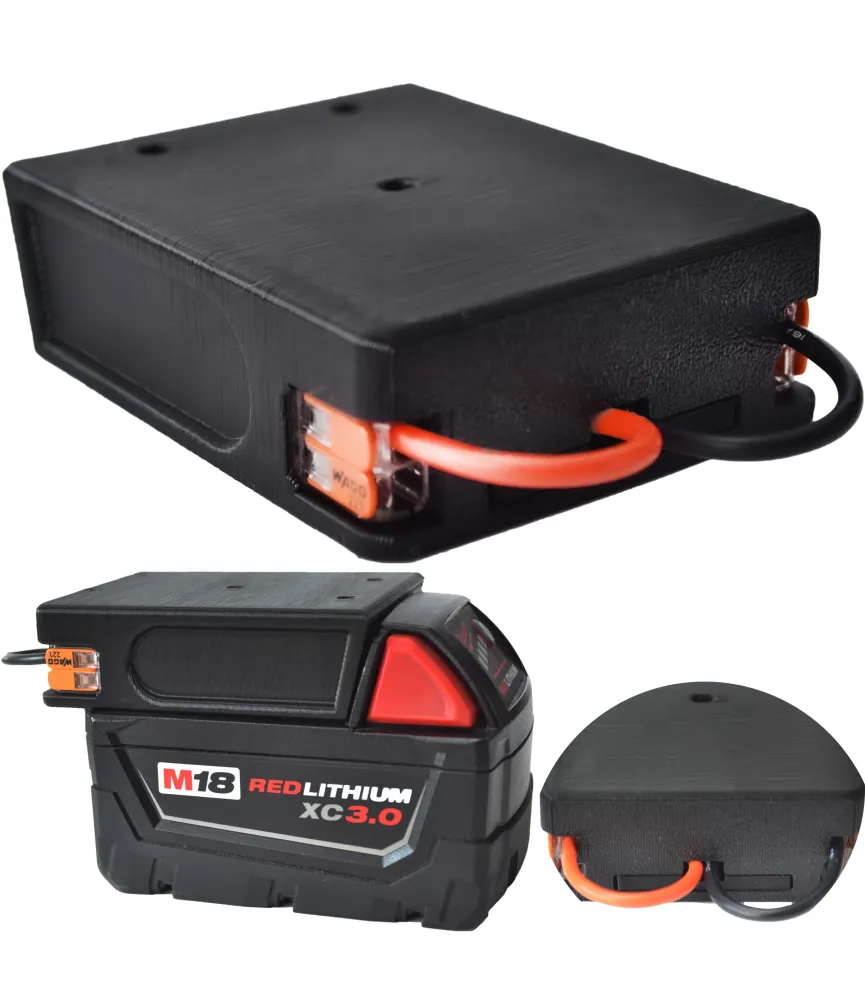 ADAPTER DO MILWAUKEE M18 V18 WAGO DO BATERII AKUMULATORA 