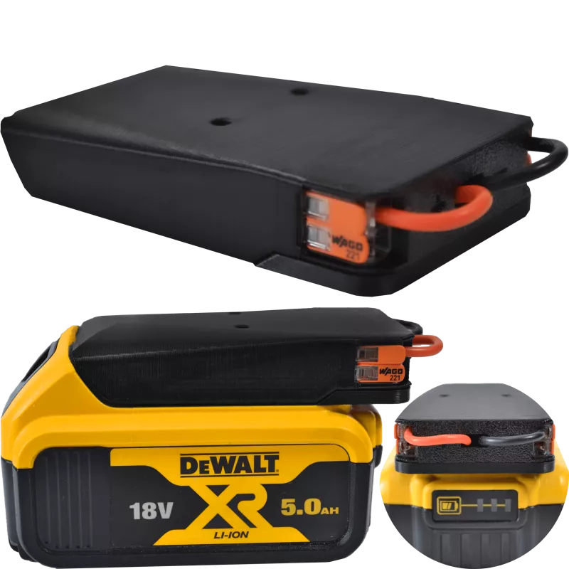 ADAPTÉR PRE DEWALT XR 18V WAGO PRE NABÍJATEĽNÉ BATÉRIE