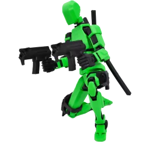 MINI FIGURKA KOLEKCJONERSKA RUCHOMA MINI LEGENDY 20CM ZIELONA ZESTAW AKCESORIÓW 