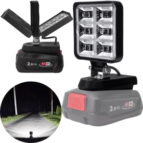 LAMPA DO BATERII BOSCH PBA 18V LED HALOGEN ROBOCZY 