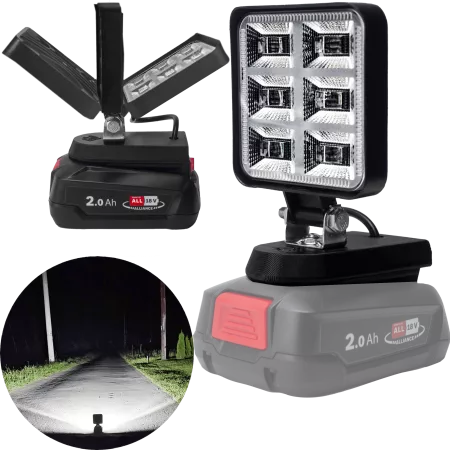 LAMPA DO BATERII BOSCH PBA 18V LED HALOGEN ROBOCZY 