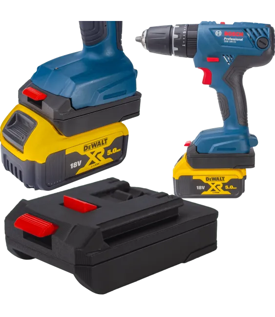 ADAPTER PRZEJŚCIÓWKA Z NARZĘDZIA BOSCH 18V PROFESSIONAL DO BATERII DEWALT XR 18V 