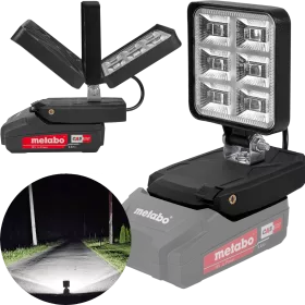 LAMPA DO BATERII METABO 18V LED HALOGEN ROBOCZY 