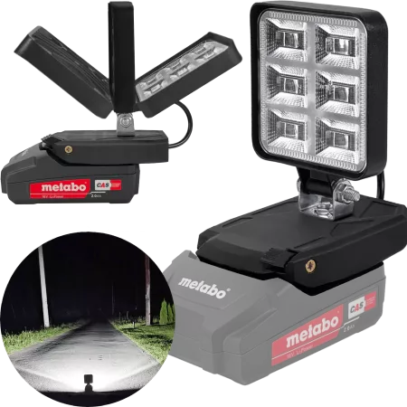 LAMPA DO BATERII METABO 18V LED HALOGEN ROBOCZY 
