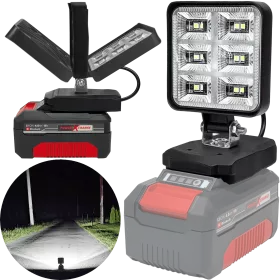 LAMPA DO BATERII EINHELL POWER 18V X-CHANGE LED HALOGEN ROBOCZY 