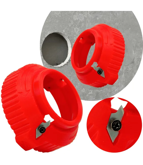 FAZOWNIK KRAWĘDZI RĘCZNY DO OTWORÓW PŁYT GK 68MM PUSZKI ELEKTRYCZNE 