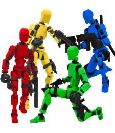 MINI FIGURKA KOLEKCJONERSKA RUCHOMA MINI LEGENDY 20CM CZARNY ZESTAW AKCESORIÓW 