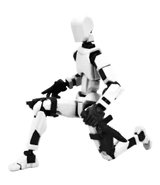 MINI FIGURKA KOLEKCJONERSKA RUCHOMA MINI LEGENDY 20CM BIAŁY ZESTAW AKCESORIÓW 