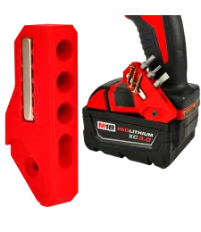 Uchwyt Na Narzędzia Milwaukee M18 - 6 szt. - Czerwony