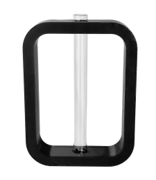 WAZON ŁUK PROSTOKĄT Z FIOLKĄ DEKORACYJNY ELEGANCKI DESIGN 20CM 