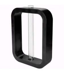 WAZON ŁUK PROSTOKĄT Z FIOLKĄ DEKORACYJNY ELEGANCKI DESIGN 20CM 