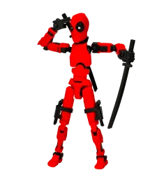 FIGURKA AKCJI MINI LEGENDA DEADPOOL 20CM + AKCESORIA I BRONIE 