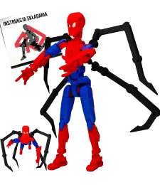 FIGURKA AKCJI MINI LEGENDA SPIDER-MAN 20CM + DODATKOWE RAMIONA 