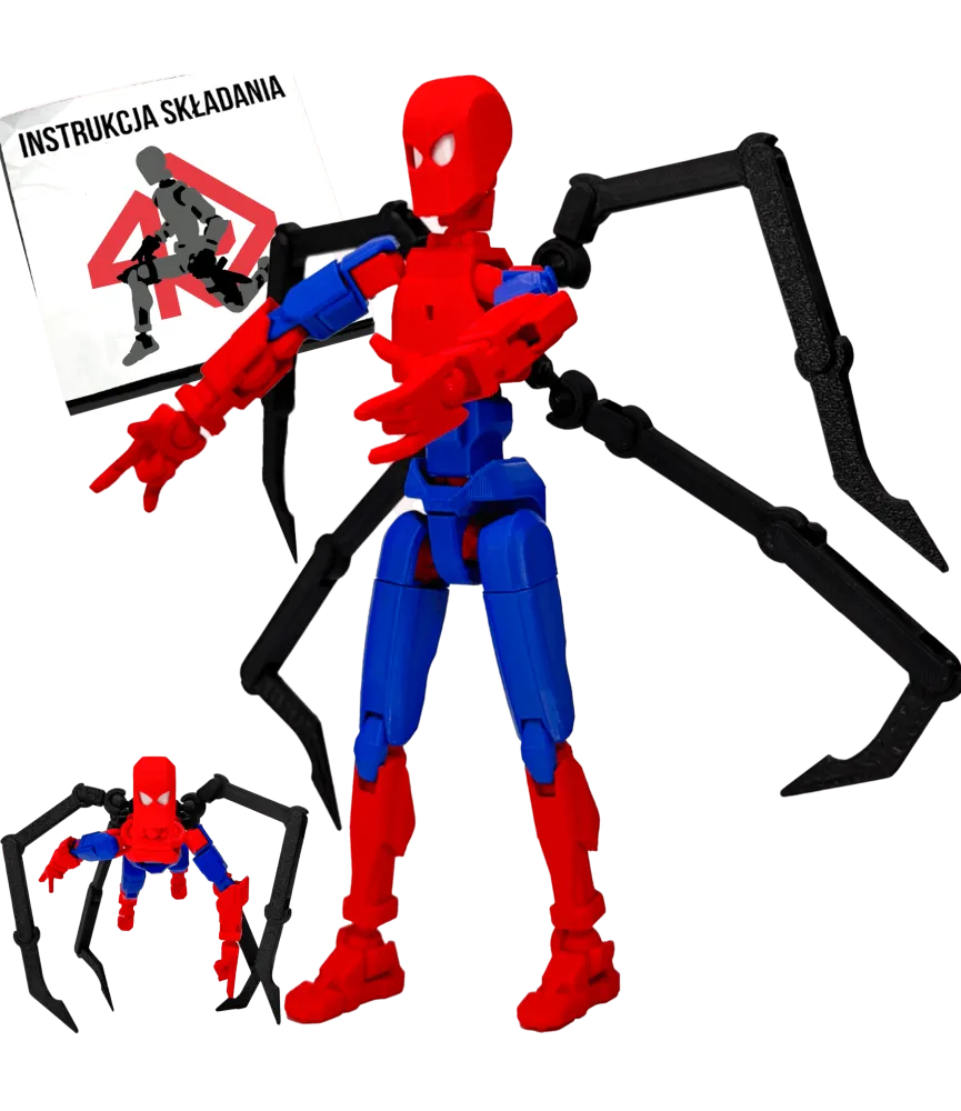 FIGURKA AKCJI MINI LEGENDA SPIDER-MAN 20CM + DODATKOWE RAMIONA 
