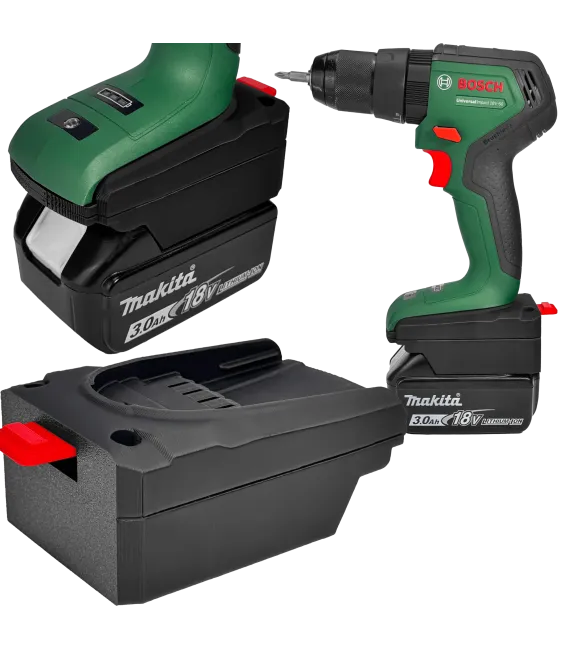 ADAPTER PRZEJŚCIÓWKA Z NARZĘDZIA BOSCH PBA 18V DO BATERII MAKITA 18V 