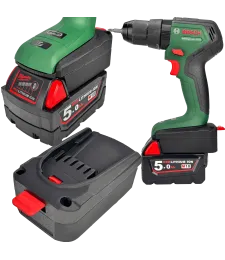 ADAPTER PRZEJŚCIÓWKA Z NARZĘDZIA BOSCH PBA 18V DO BATERII MILWAUKEE 18V M18 