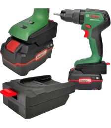 ADAPTER PRZEJŚCIÓWKA Z NARZĘDZIA BOSCH PBA 18V DO BATERII PARKSIDE 18V V20X 